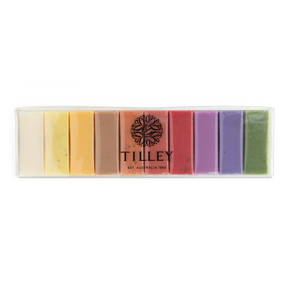 Tilley Vivid Rainbow Soaps Gift Pack 10 x 50g